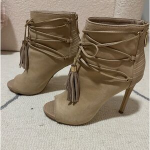 Bebe suede booties